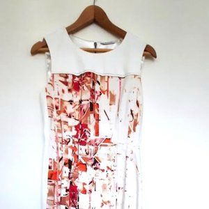 Tahari Soft Cream Dress